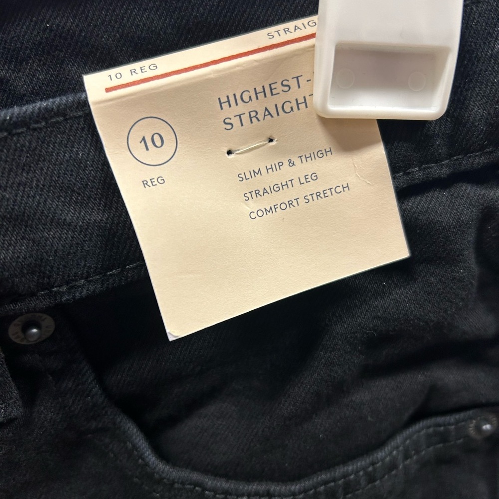 Universal Thread High-Rise Straight Jeans - Black - Picture 2 of 5